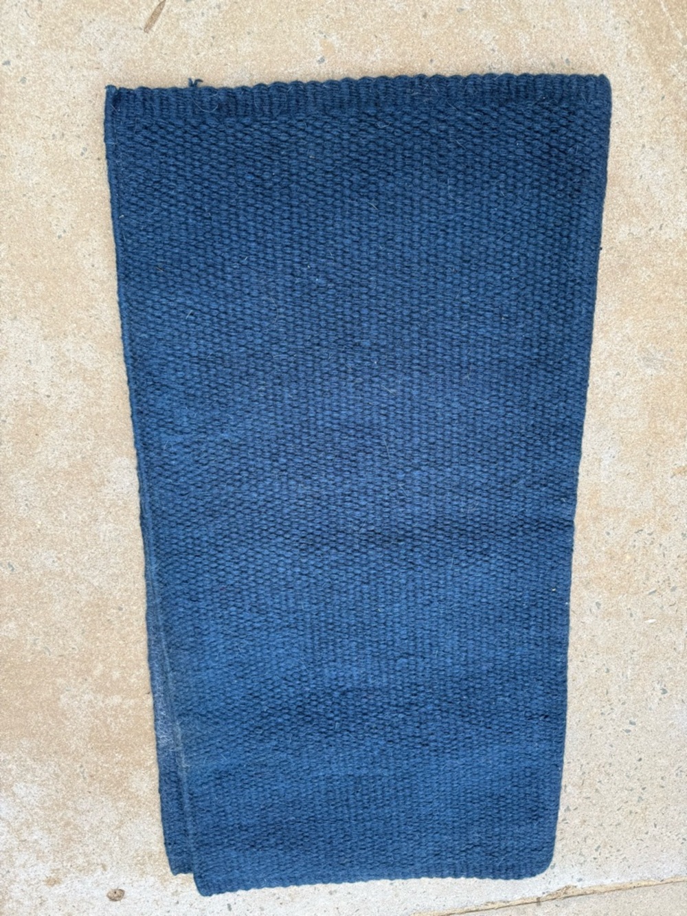 MAYATEX Western equestrian saddle Pad Dark Blue Wool